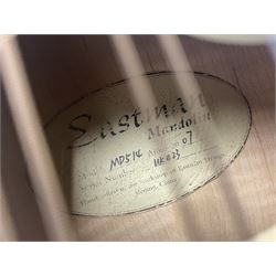 Eastman eight-string mandolin model MD514 2007 serial no.UK023 L68cm; in Hiscox hard carrying case