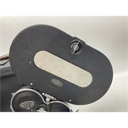 Arriflex 16 camera body, serial no. 11250, three 400ft magazines, cased filter set, 'Angenieux-Zoom Type 4x17.5B F.17.5-70mm' lens, serial no. 1199886 cases and other Addiflex equipment in hard case 