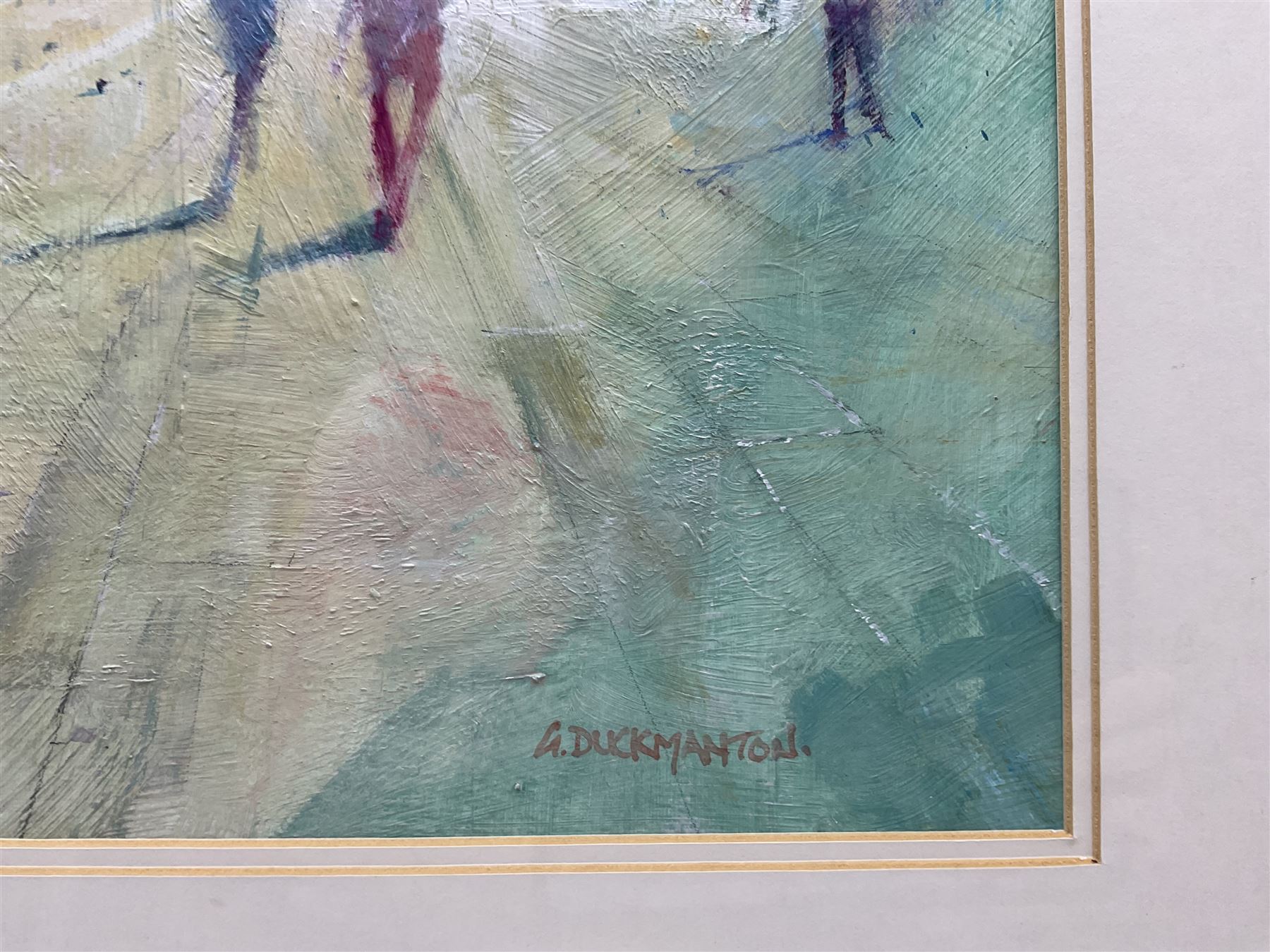 Graham Duckmanton (British 1946-): St Mark's Basilica Venice, oil on board signed 43cm x 56cm