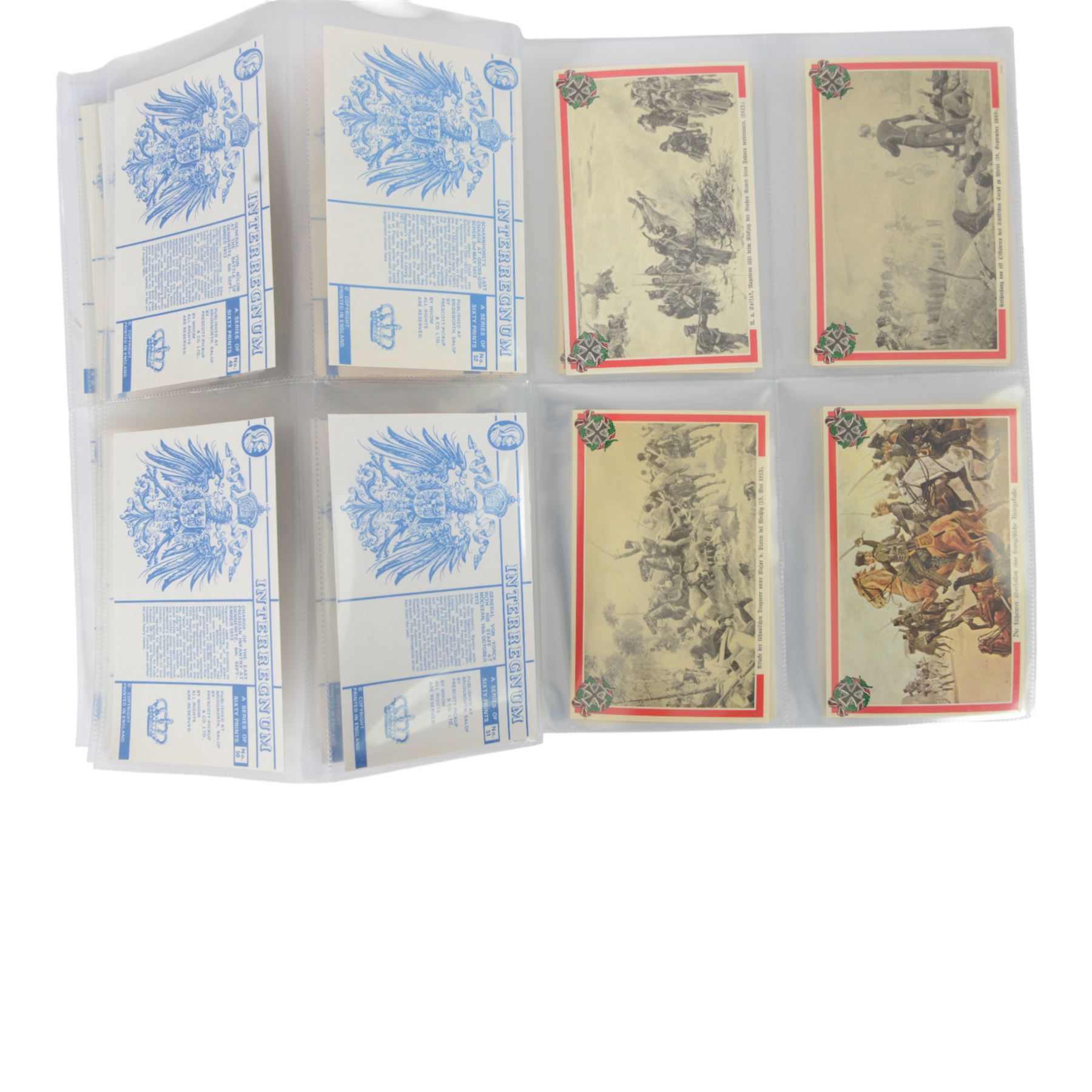 Napoleonic Postcards, including examples by Interregnum, approximately sixty