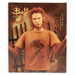 Buffy The Vampire Slayer figures and playsets, comprising Diamond Select Toys Library Playset, Willow & Tara figure pack and limited edition Book of Vengeance figure set, Gentle Giant Werewolf Oz Bust and a limited edition Oz pre-production sample figure, all boxed