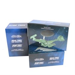 Twenty-three Eaglemoss 'Star Trek The Official Starship Collection' Special Edition starships, to include two Hero Collector Gold Editions USS Enterprise NCC-1701-d and USS Enterprise NCC-1701, all boxed and with accompanying magazines housed in folders 