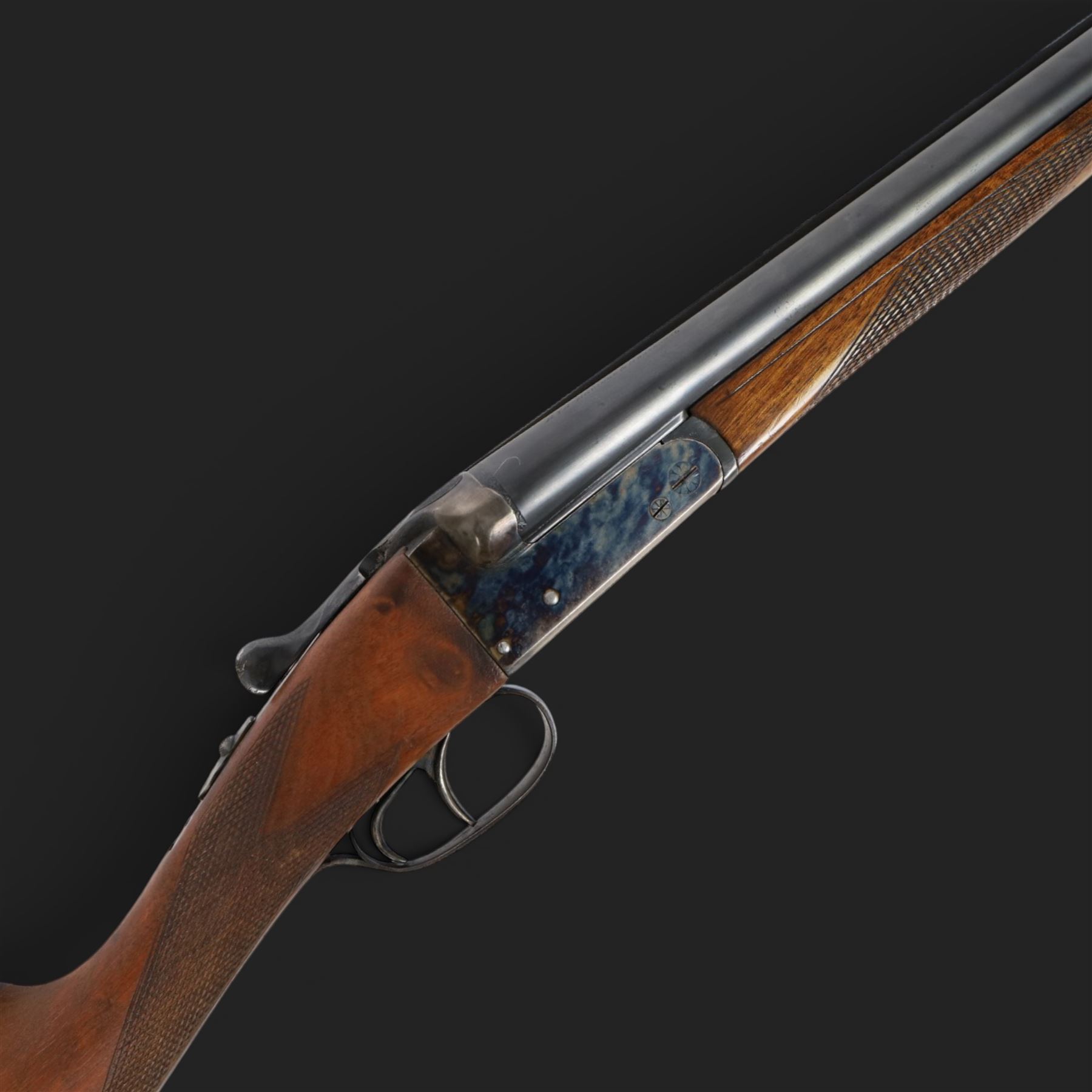 AYA Yeoman 20 bore double trigger, boxlock, side by side double barrel shotgun with 68.5cm (27
