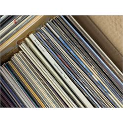 Large collection of records including Genesis, Fleetwood Mac, Dire Straits, U2 etc