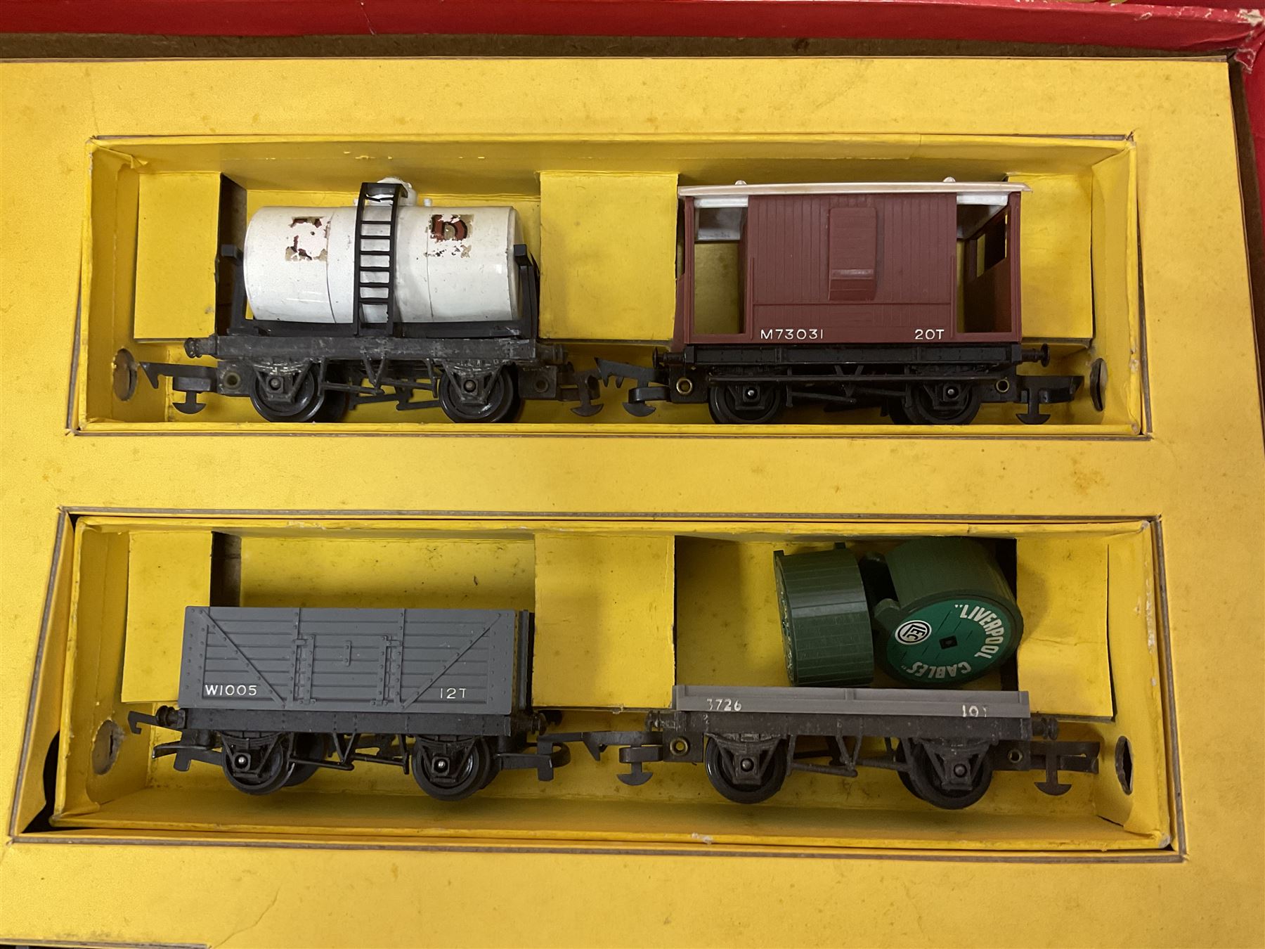 Tri-ang '00' gauge three train sets two R1X each with Princess
