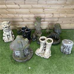  Large quantity of cast stone garden ornaments  - THIS LOT IS TO BE COLLECTED BY APPOINTMENT FROM DUGGLEBY STORAGE, GREAT HILL, EASTFIELD, SCARBOROUGH, YO11 3TX