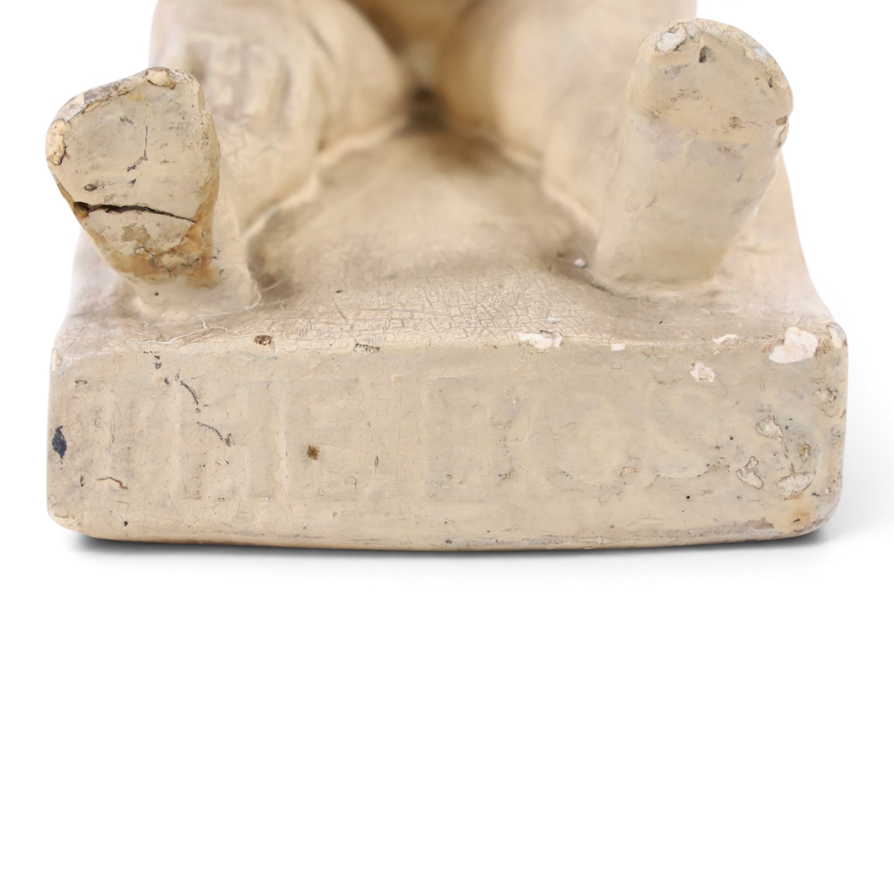 Ferdinand Blundstone 'The Boss' sculpture, signed reverso, H20cm