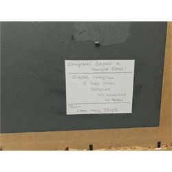 Claude Horsfall (British 1907-2003): 'Wharfedale from Dead Man's Hill' & 'Conistone Bridge and Kilnsey Crag', pair oils on board signed, original title labels verso 36cm x 59cm (2)