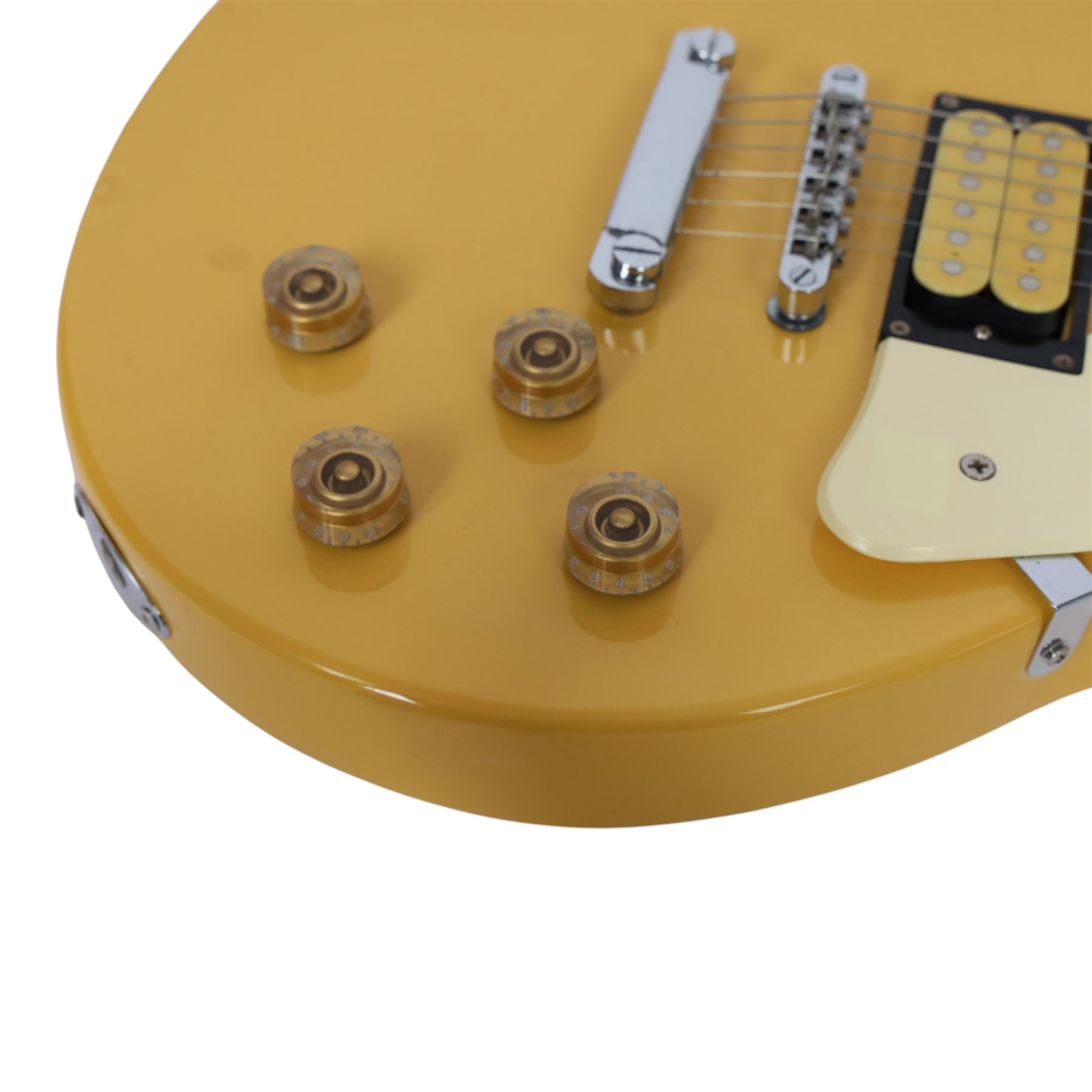 Tanglewood Sabre TSE-401 six-string electric guitar in ochre, L100cm 