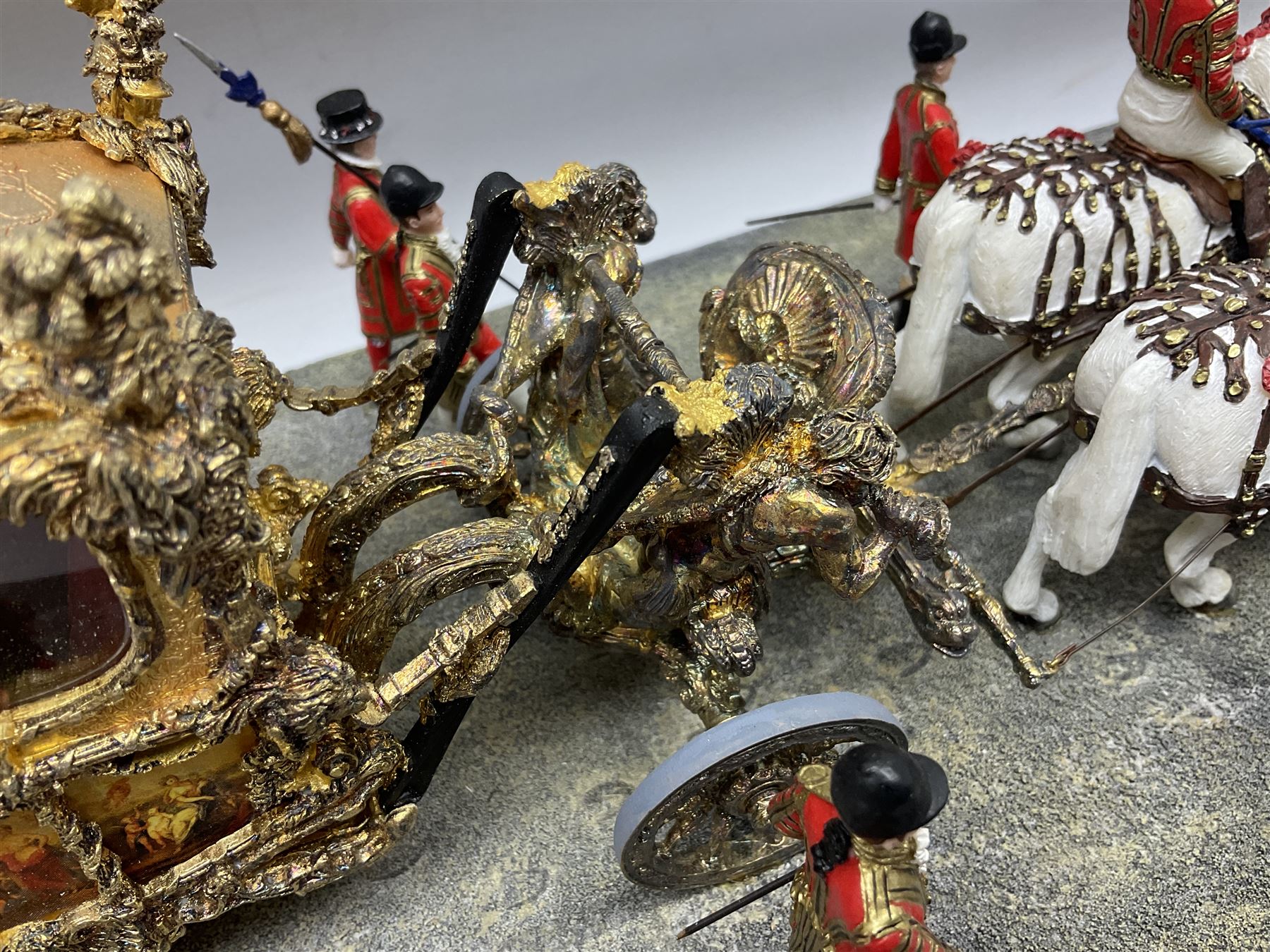 Border Fine Arts The Coronation 1953, model No. B0810, and sculpted by Ray Ayres, limited edition 150/350, with original box and certificate, L70cm  