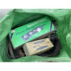 Quantity of horse tack and equipment to include Hauptner electric horse clippers, The Horseman Electric Clippers, bits, bridles, girths, rugs, jodpa boots etc  