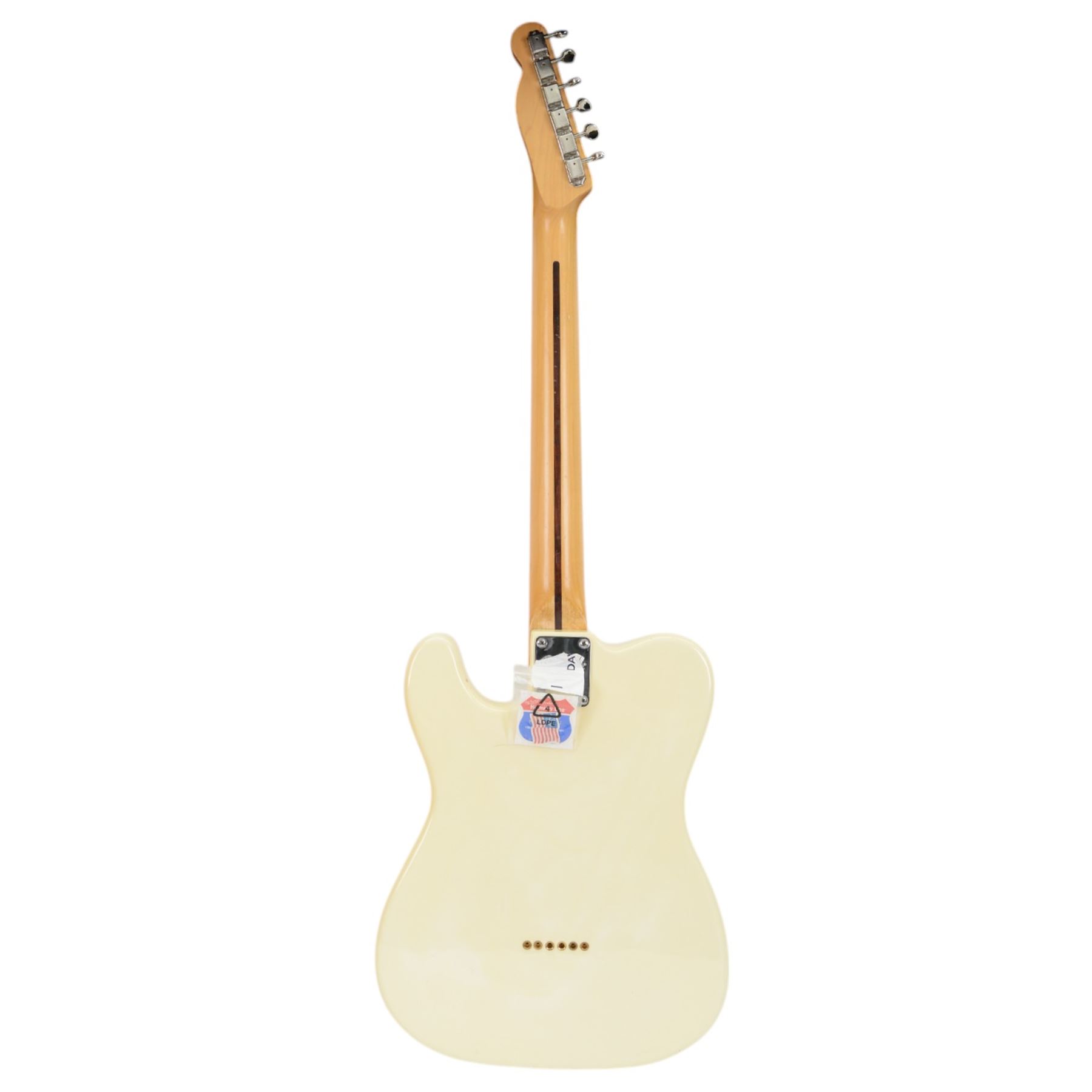 2004 Fender Telecaster electric guitar, with cream body, made in Corona California USA, L97cm