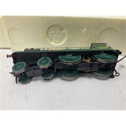 Hornby ‘00’ gauge - Class T9 4-4-0 locomotive Collector Centre Special 118/1200 no.30119 in BR green; Class 06 2-8-0 locomotive no.7675 in LNER black; West Country Class 4-6-2 locomotive ‘City of Wells’ no.34092 in BR green; in original boxes (3) 