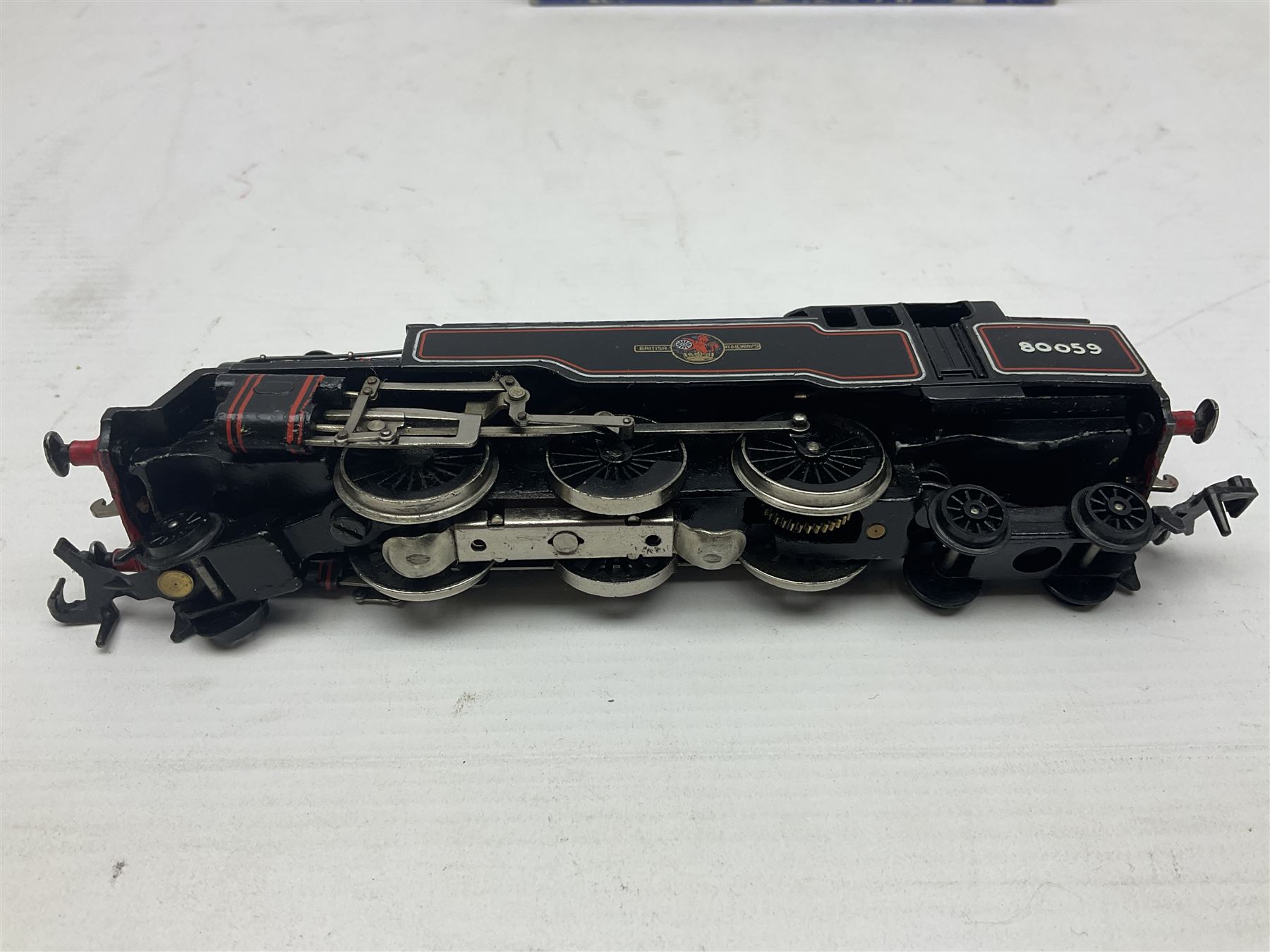 Hornby Dublo - 3-rail Class 4MT Standard tank 2-6-4 locomotive No.80059 in lined BR black; in original box