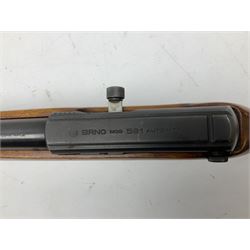 BRNO Model 581 semi-automatic .22 rifle, the 56cm barrel threaded for a sound moderator, serial no.4169, L101cm FIREARMS CERTIFICATE REQUIRED OR RFD