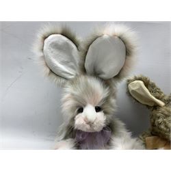 Charlie Bears - 'Gum Drop' CB2052360; 'Lettice' CB2060140; and 'Hop' CB185179B; all with labels (3)