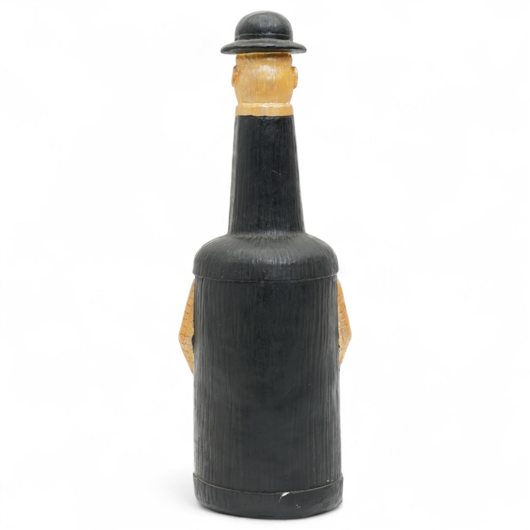 Large painted composite advertising figure the 'Guinness Bottle Man', H43cm