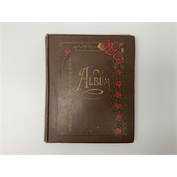 Album of WWII era paper ephemera, to include cartoon illustrations by George Goodwin Butterworth and Clive Uptton, articles and photographs