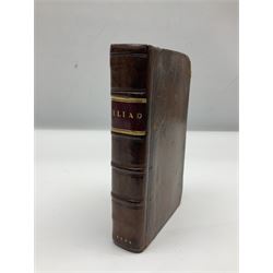 Homer's Illiad, 1554, with engraved title plate, complete book in greek text, the book has been rebound and rebacked