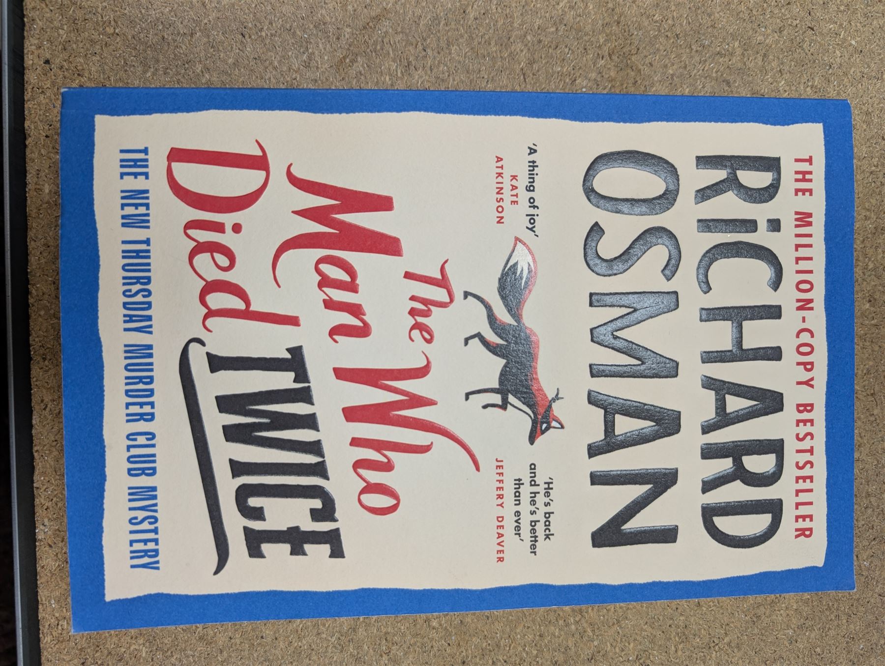Eight first edition books, comprising signed Bob Mortimer 'And Away' autobiography, signed Richard Coles 'Murder Before Evensong' and six Richard Osman books, including 'The Thursday Murder Club' and 'The Last Devil To Die', with two Richard Osman signed bookplates