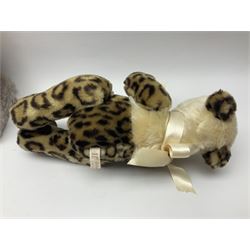 The Cotswold Bear Company - three limited edition teddy bears comprising ‘Lucas’ no. 1/1 H37cm and ‘Stonehenge’ no. 2/15 H39cm, both from the Back to the Wild Cub collection; and ‘Monsoon’ no. 3/10 H34cm from the Safari collection; all with original labels and purchase receipts (3) 