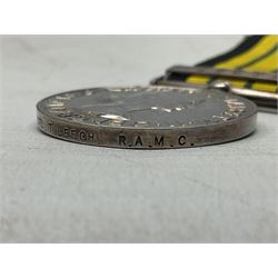 ERII Africa General Service Medal with Kenya clasp awarded to 22794613 Cpl. T. Leech R.A.M.C.; with ribbon