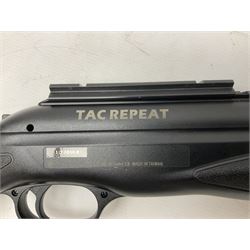 ASG Tac Repeat .177 Multishot CO2 rifle, serial no.18A41376, L108cm overall NB: AGE RESTRICTIONS APPLY TO THE PURCHASE OF AIR WEAPONS.