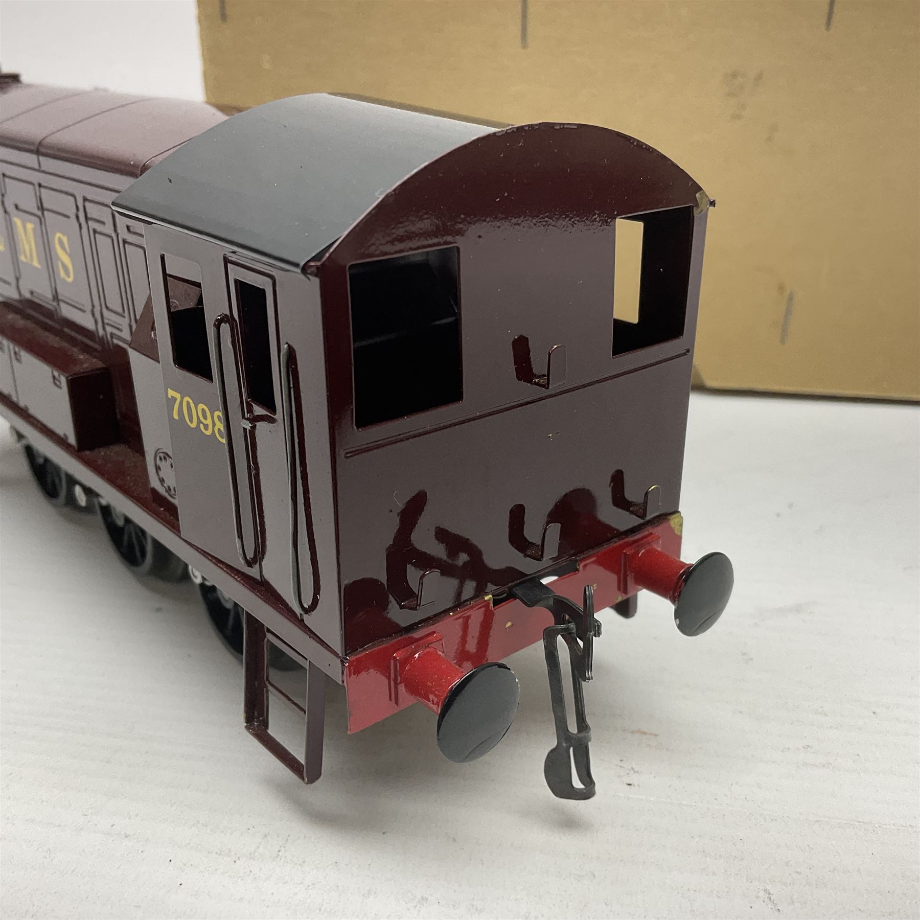 Ray Cooper '0' gauge - Directory Series LMS 0-6-0 diesel shunting locomotive No.7098; in plain brown box with RAC label and instructions
