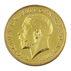  King George V 1912 gold half sovereign   