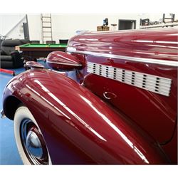 1937 Buick Special Sport Coupe

Registration: LXS 932
Serial number: 744273817
Engine: 4,064cc straight-eight petrol
Odometer reading: 6,476 miles
Steering: Left-hand drive
Colour: Deep maroon
V5C: Present
Keys: One

From the Estate of the late John Sils.

A striking 1937 Buick Special Sport Coupe, finished in deep maroon and manufactured at the General Motors plant in Oshawa, Ontario, Canada.

The Buick Special formed part of the marque’s Series 40 range and combined dramatic period styling with Buick’s smooth 248cu in, approximately 4,064cc, straight-eight engine. The Sport Coupe was among several body styles offered for 1937 and is distinguished by its sweeping wings, prominent vertical grille, split windscreen and enclosed rear luggage compartment.

This example was imported into the United Kingdom and first registered here in November 2019, receiving the registration LXS 932. The odometer displays 6,476 miles, although this mileage has not been independently verified.

The car is very well presented throughout, with excellent deep-maroon paintwork, extensive brightwork and a highly detailed period Art Deco interior featuring its dashboard, centrally mounted ventilation grille, original-style instrumentation and controls. The luggage compartment is neatly trimmed and incorporates a securely mounted spare wheel beneath a raised floor.

The underside also presents particularly well, appearing clean and extensively finished in black, with the chassis, suspension, axles and associated components showing evidence of careful restoration and ongoing maintenance.

Overall, this is an impressive and imposing pre-war Buick, presented in very good condition throughout.

Features

• Canadian-built Buick Special Sport Coupe
• Manufactured at General Motors, Oshawa, Ontario
• 4,064cc straight-eight engine
• Left-hand drive
• Deep-maroon exterior finish
• Extensive chrome brightwork
• Split windscreen
• Period Art Deco interior
• Original-style dashboard and instrumentation
• Dashboard-mounted clock
• Front bench seating
• Enclosed rear luggage compartment
• Underfloor spare wheel
• UK registered since November 2019
• V5C present
• One key

Condition

Presented in very good condition throughout, with excellent paintwork and a clean, highly detailed underside.

This vehicle forms part of the Estate of the late John Sills and is offered for sale by the Executors, providing a genuine reason for sale.