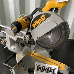 DeWalt DW708-GB mitre saw  - THIS LOT IS TO BE COLLECTED BY APPOINTMENT FROM DUGGLEBY STORAGE, GREAT HILL, EASTFIELD, SCARBOROUGH, YO11 3TX