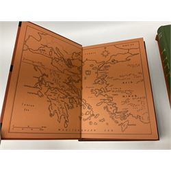 Folio Society - nineteen volumes including Life, The Dead Sea Scrolls, The World of the Odysseus, The Trial of the Templars, etc