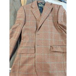 Four sports jackets and one waistcoat, including Brook Taverner, Gurteen, The House of Bruar  