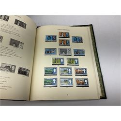 Great British and World stamps, including Trinidad and Tobago, Israel, Ireland, New Zealand, Jamaica etc, housed in various albums, folders and stockbooks, in one box
