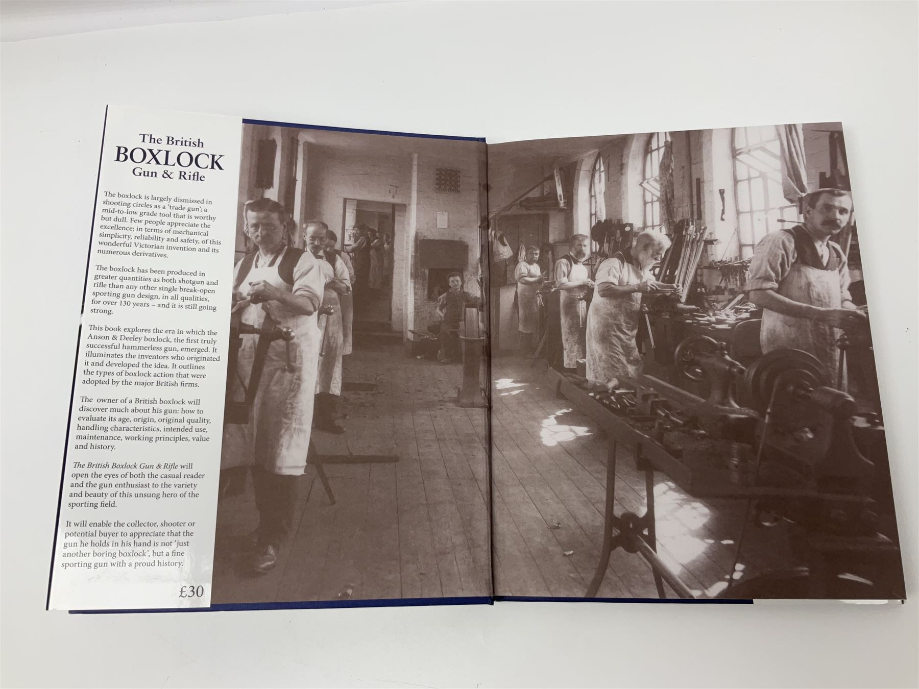 Dallas Donald: Holland & Holland The Royal Gunmaker The Complete History. 2003 Quiller Press; and three other books on guns by Diggory Hadoke - Hammer Guns in Theory and Practice. 2016; Vintage Guns for The Modern Shot. 2007; and The British Boxlock Gun & Rifle. 2012; all with dustjackets (4)