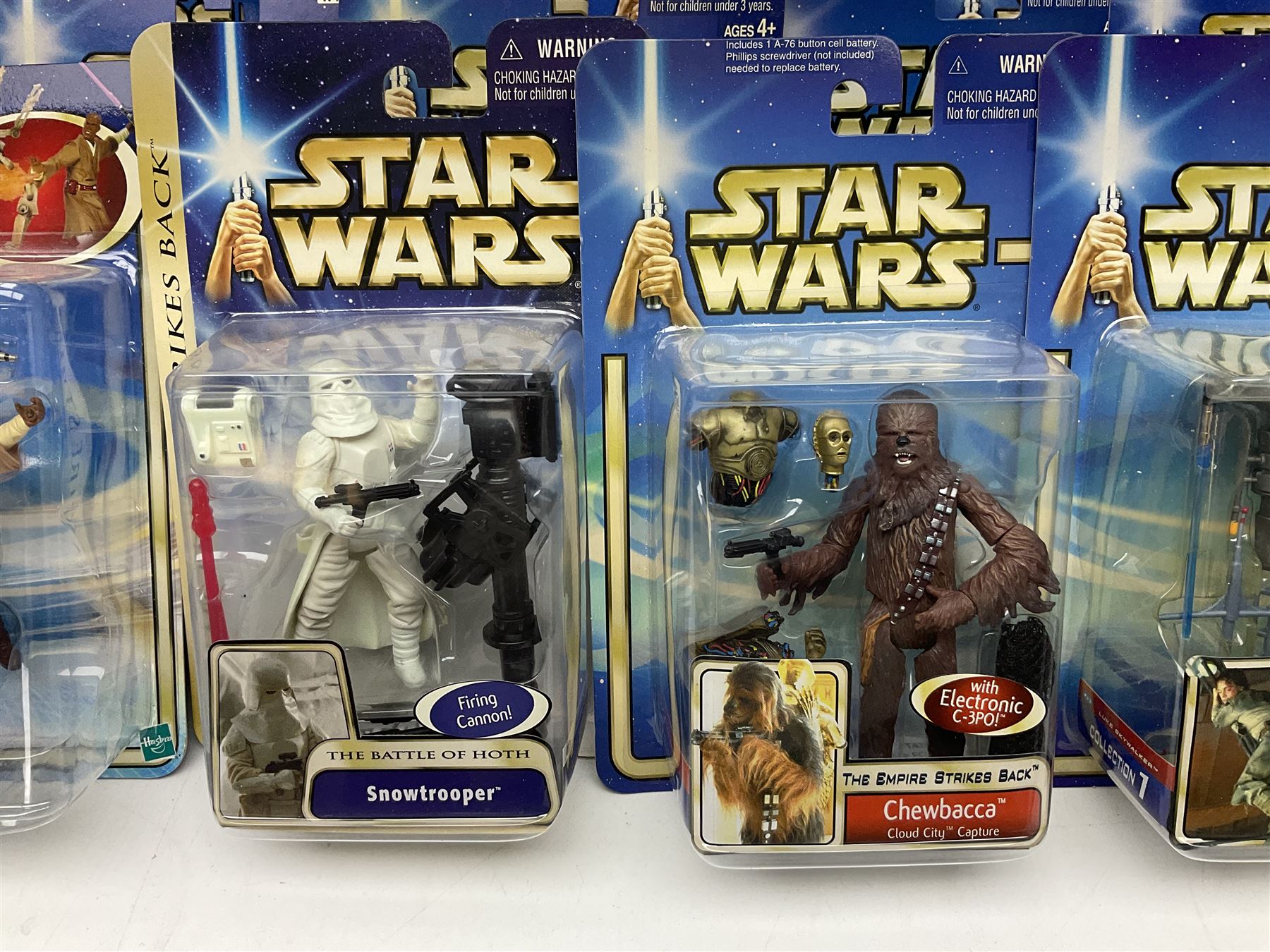 Star Wars - twenty-nine carded action figures comprising fourteen Attack of the Clones; six The Empire Strikes Back; four Return of the Jedi; and five others; all unopened blister packs (29)