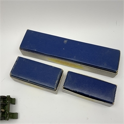 Dinky - Thornycroft Mighty Antar Tank Transporter No.660, boxed with internal packaging; Centurion Tank No.651; and 10-Ton Army Lorry No.622, all boxed (3)