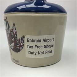 Lamb's 100 navy rum, 750ml, 57% vol, in a 'HMS Victory ceramic flagon and original box 