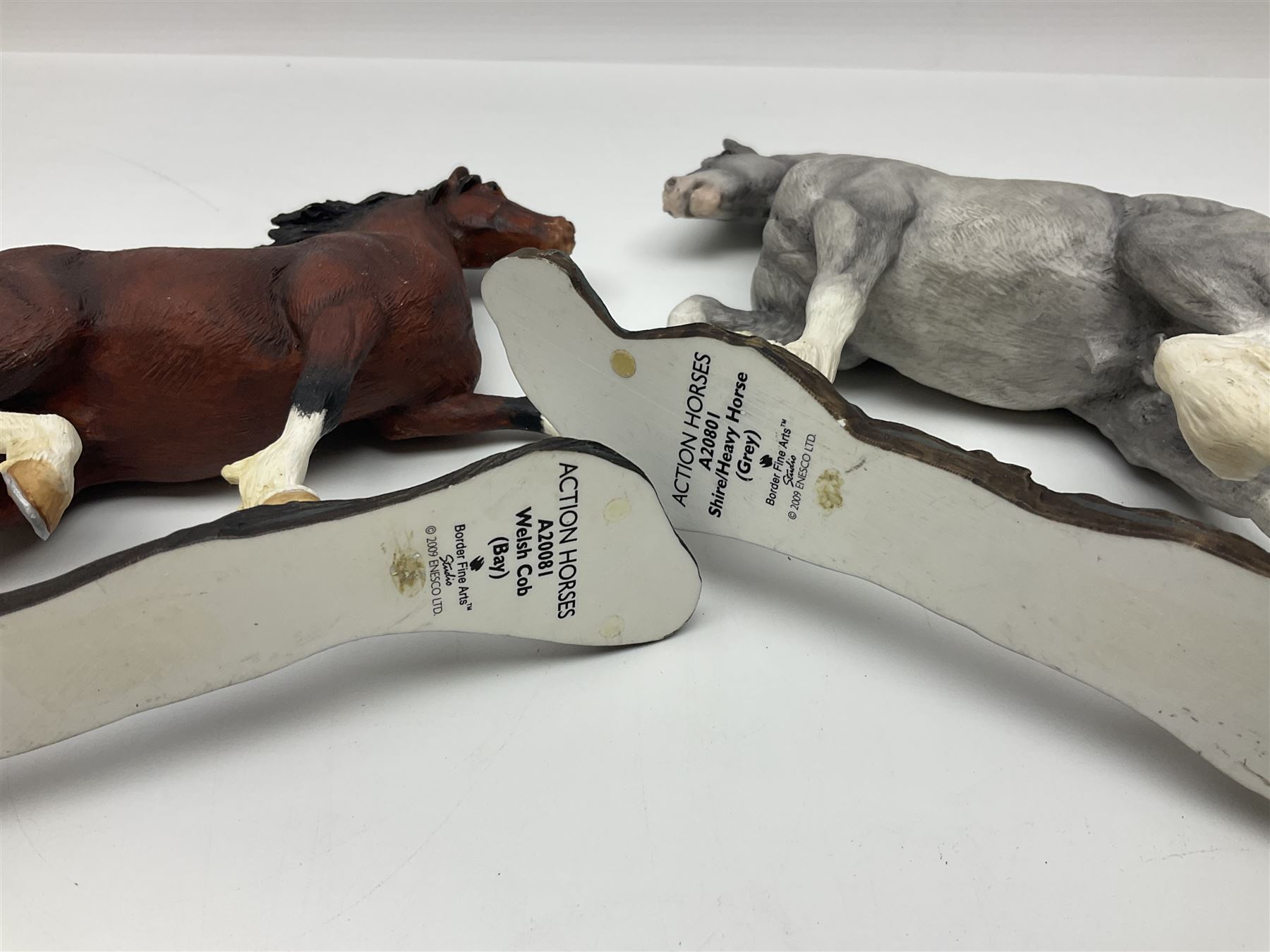 Four Border Fine Arts Action Horses | Antiques, Collectables