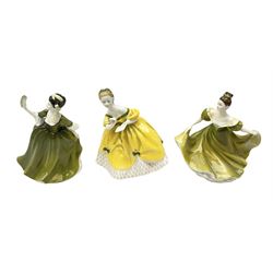 Three Royal Doulton figures comprising T