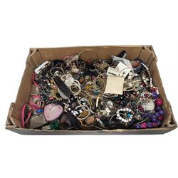 Quantity of costume jewellery, to include watches, necklaces, earrings, bangles, bracelets etc