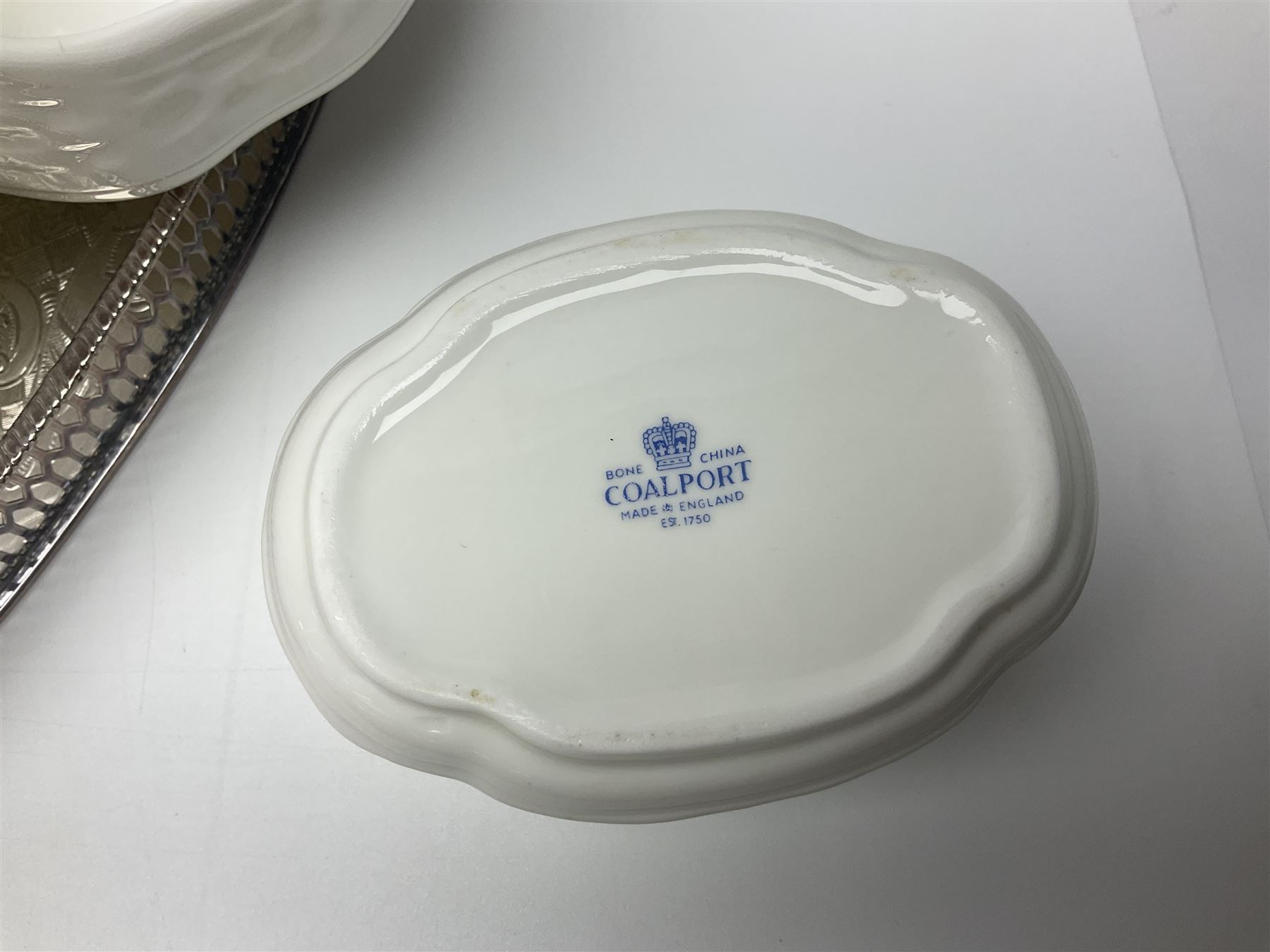 Canteen of cutlery together with Coalport basket, glass decanters and other collectables 