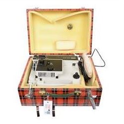 Two Eumig projectors, comprising Mark 602 D and R2000 examples, one in tartan carry case, the other boxed