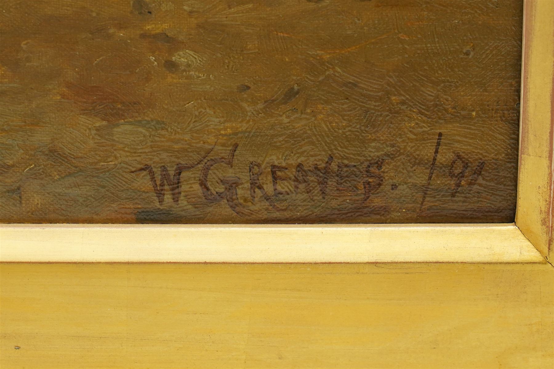 William Greaves (British 1852-1938): Thornton Le Dale, oil on canvas signed and dated '91, 50cm x 75cm