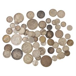 Approximately 236 grams of Great British pre-1920 silver coins