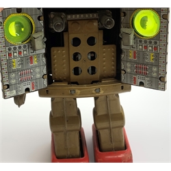  Japanese battery operated tin-plate robot, probably by Horikawa, H28cm, unboxed