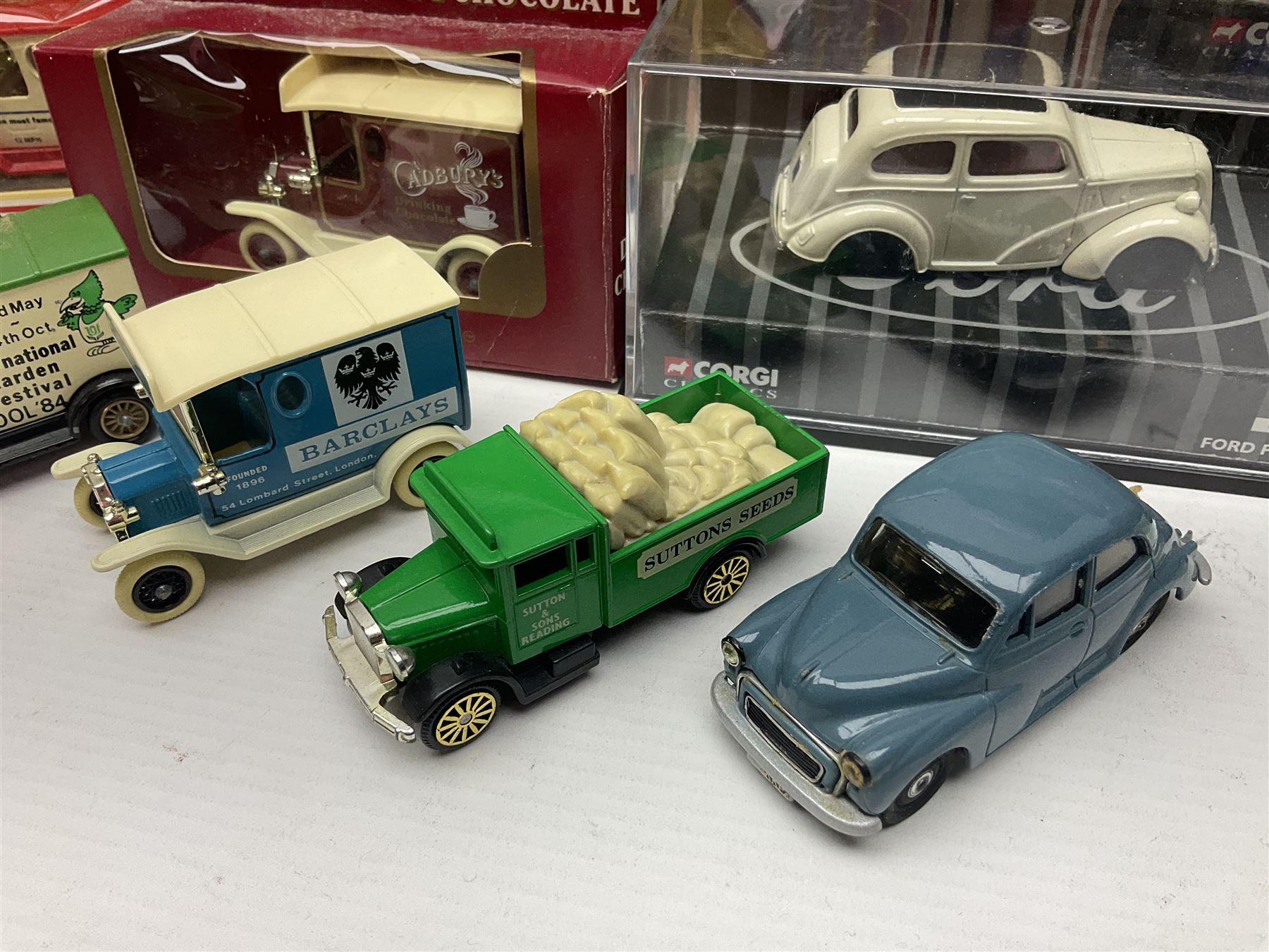 Corgi/Lledo - small collection of modern die-cast vehicles to include Corgi Aviation Archive 1:144 scale aircrafts 47111, 47301 and 47506; Lledo The RFC/RAC Anniversary Collection; quantity of Lledo Days Gone and Corgi models boxed and loose etc 