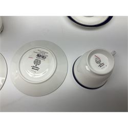 Royal Worcester Howard pattern tea and coffee service for six, comprising coffee pot, teapot, teacups and saucers and coffee cans and saucers (26)