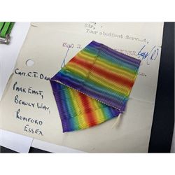 WWI pair of medals comprising British War Medal and Victory Medal awarded to 2nd Lieutenant C.T. Draper; and WWII Defence Medal awarded to Captain C.T. Draper with War Office letter of confirmation; all with ribbons (3)