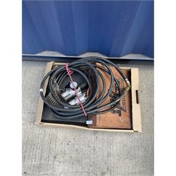 Sip air compressor, 100 litre with air guns and other accessories  - THIS LOT IS TO BE COLLECTED BY APPOINTMENT FROM DUGGLEBY STORAGE, GREAT HILL, EASTFIELD, SCARBOROUGH, YO11 3TX